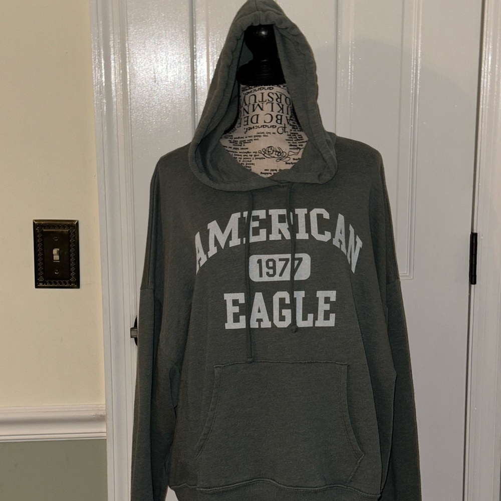 American Eagle Outfitters Green Hoodie